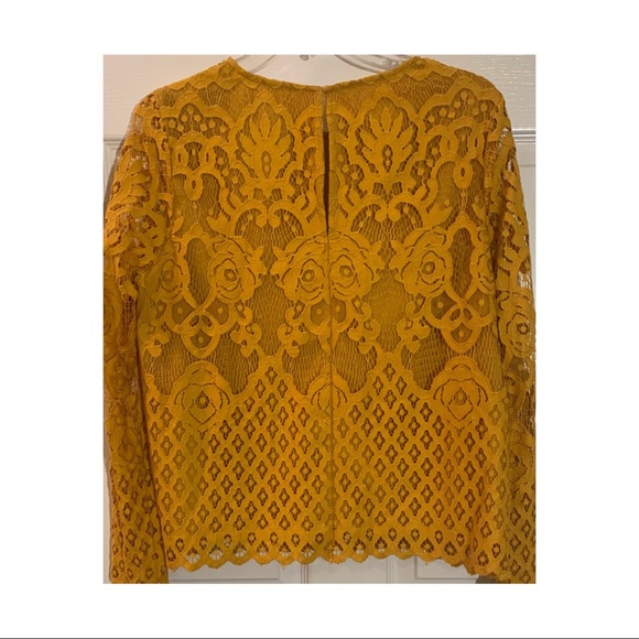 Anthropologie Moulinette Soeurs Mixed Lace Top - Picture 5 of 5